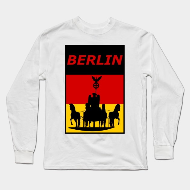 German flag Long Sleeve T-Shirt by Karpatenwilli